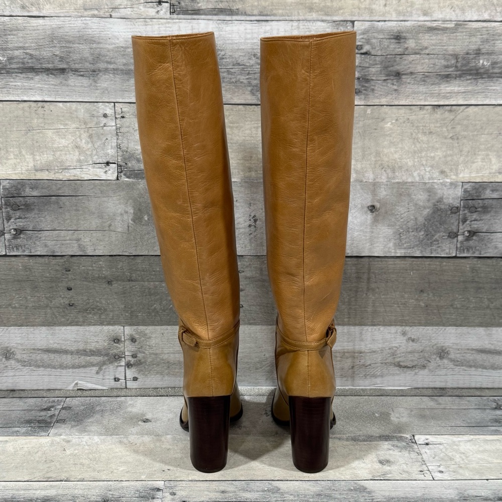 TORY BURCH Banana Heel Boot - Butterscotch - Size - 6 - Picture 10 of 16
